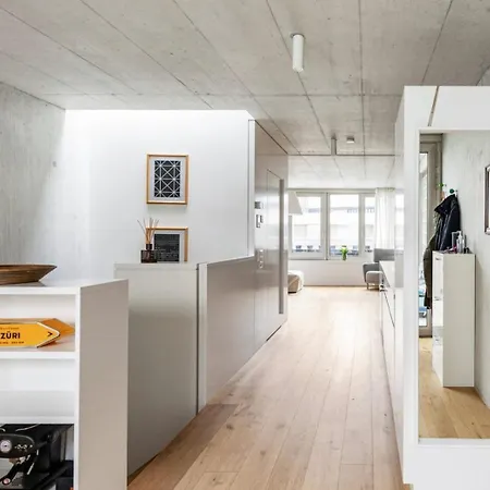 Designer-maisonette Im Industrie Chic 3,5 * Zurich